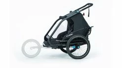 Cube Double CMPT Kinderanhänger -Fahrrad Verkäufe az Cube Double CMPT Kinderanhaenger 9 black 226502