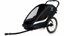 Hamax Breeze Kinderanhänger -Fahrrad Verkäufe az Hamax Breeze Kinderanhaenger 3 NAVYCREAM 226581